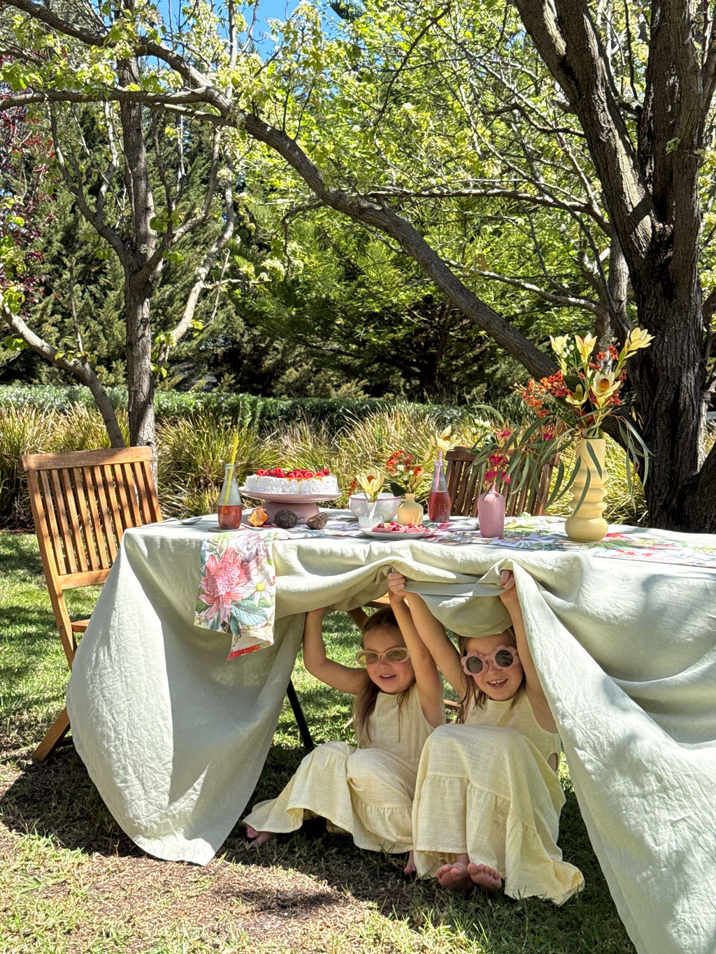 Nimes Wasabi Tablecloth