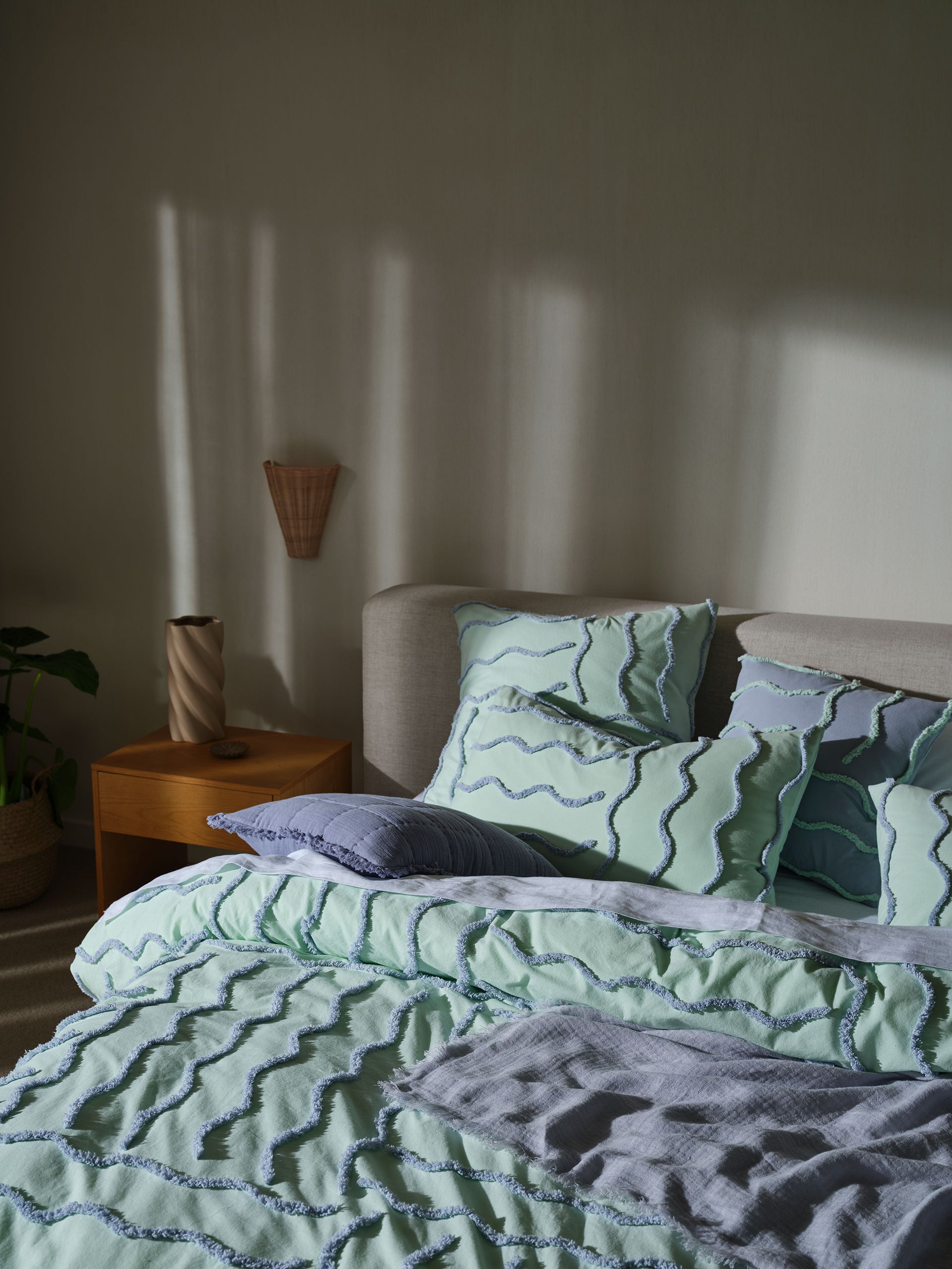 Metung Mint European Pillowcase