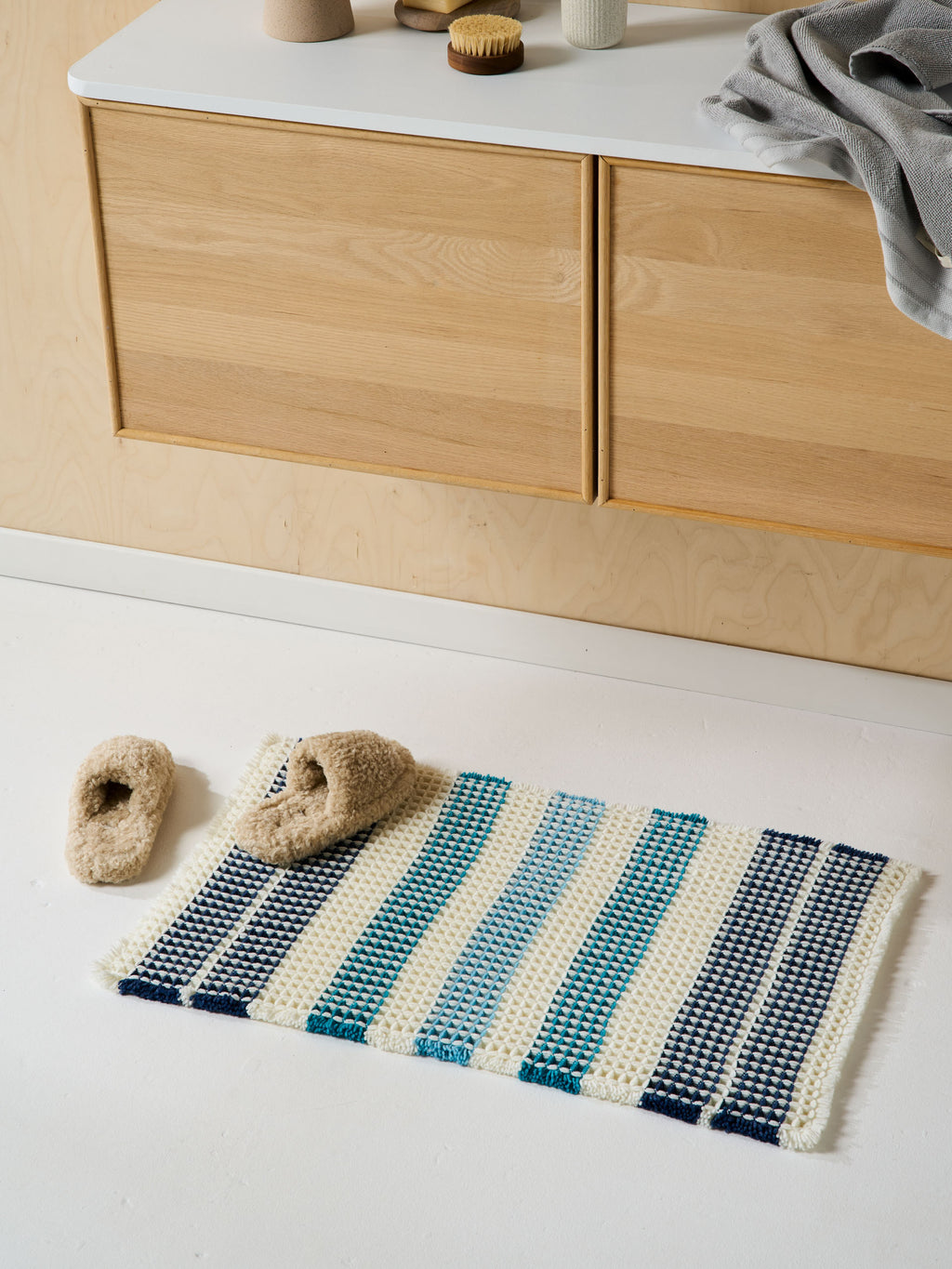 Ravello Blue Bath Mat