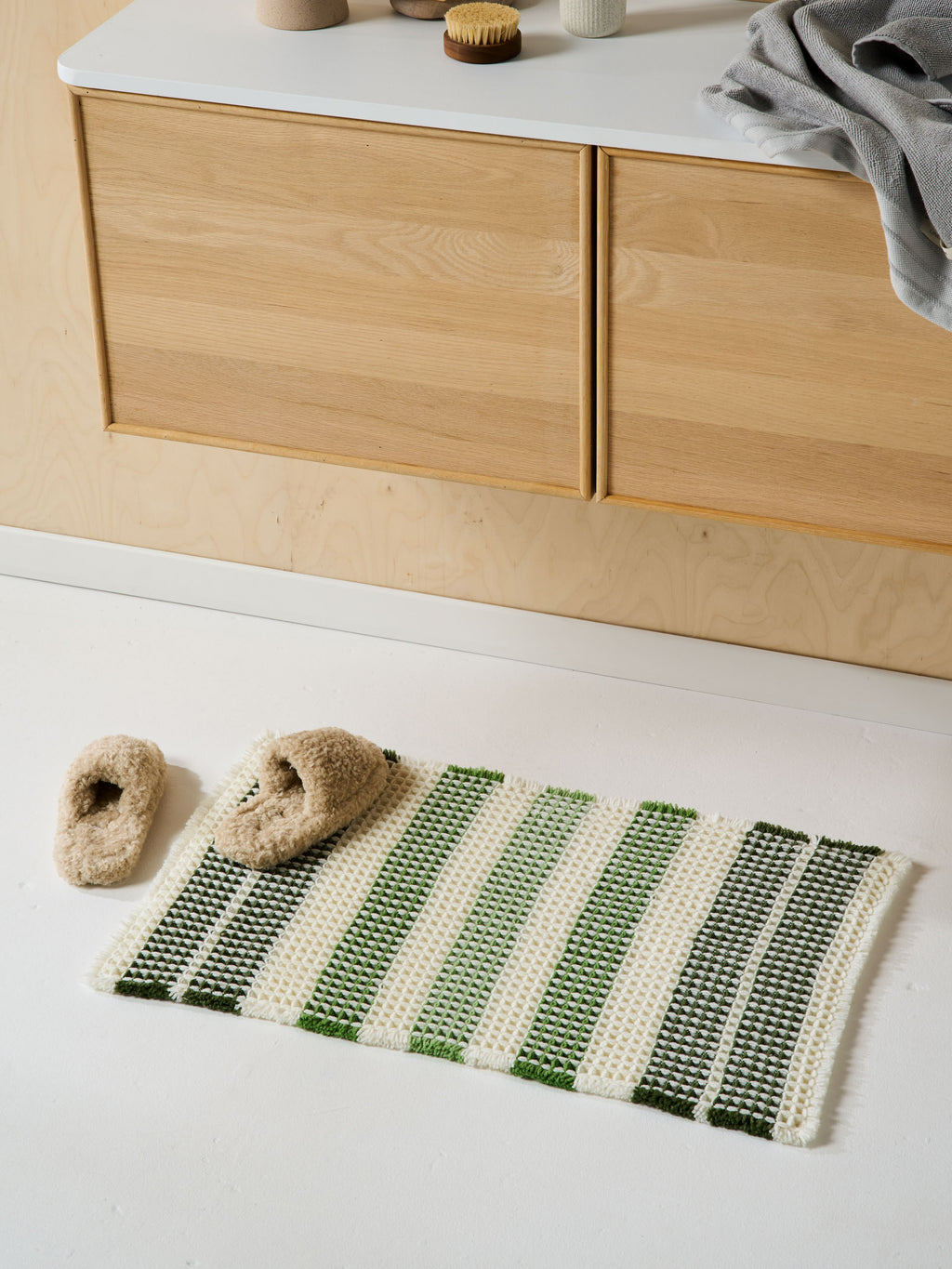 Ravello Green Bath Mat