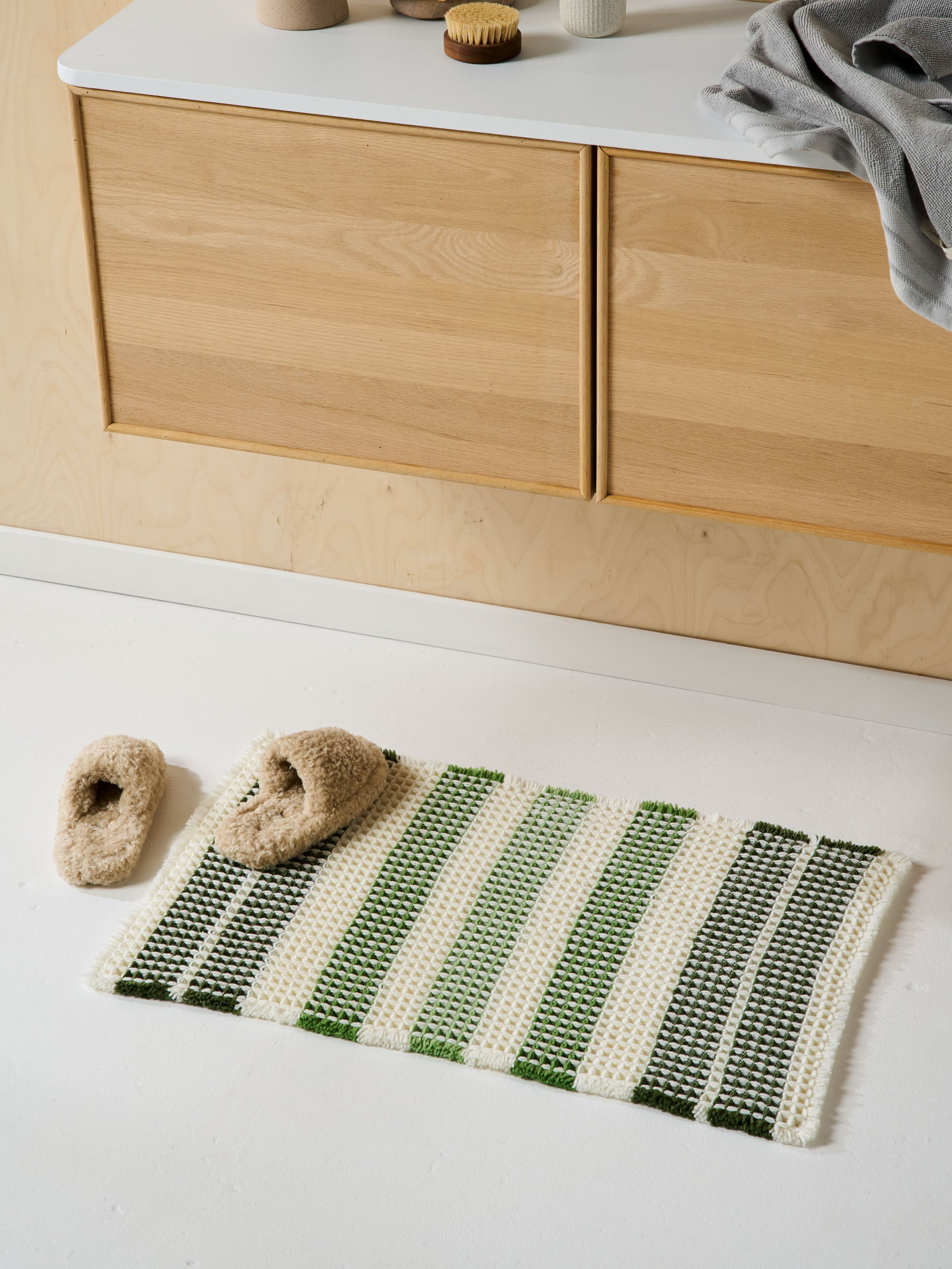 Ravello Green Bath Mat