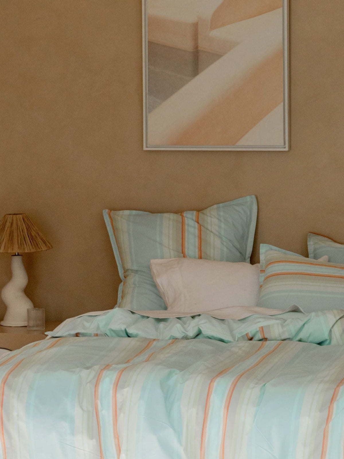 Araminta Duck Egg European Pillowcase