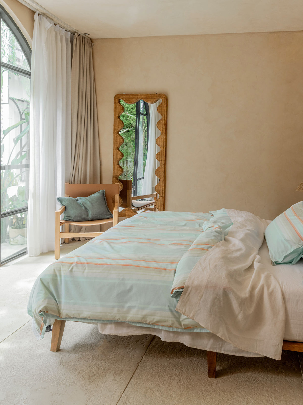 Araminta Duck Egg Quilt Cover Set