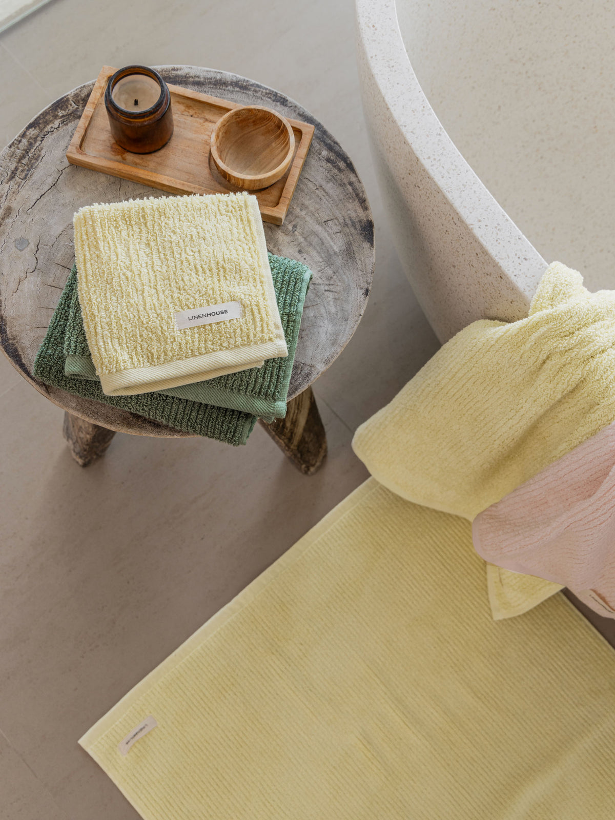 Reed Evergreen Towel Collection