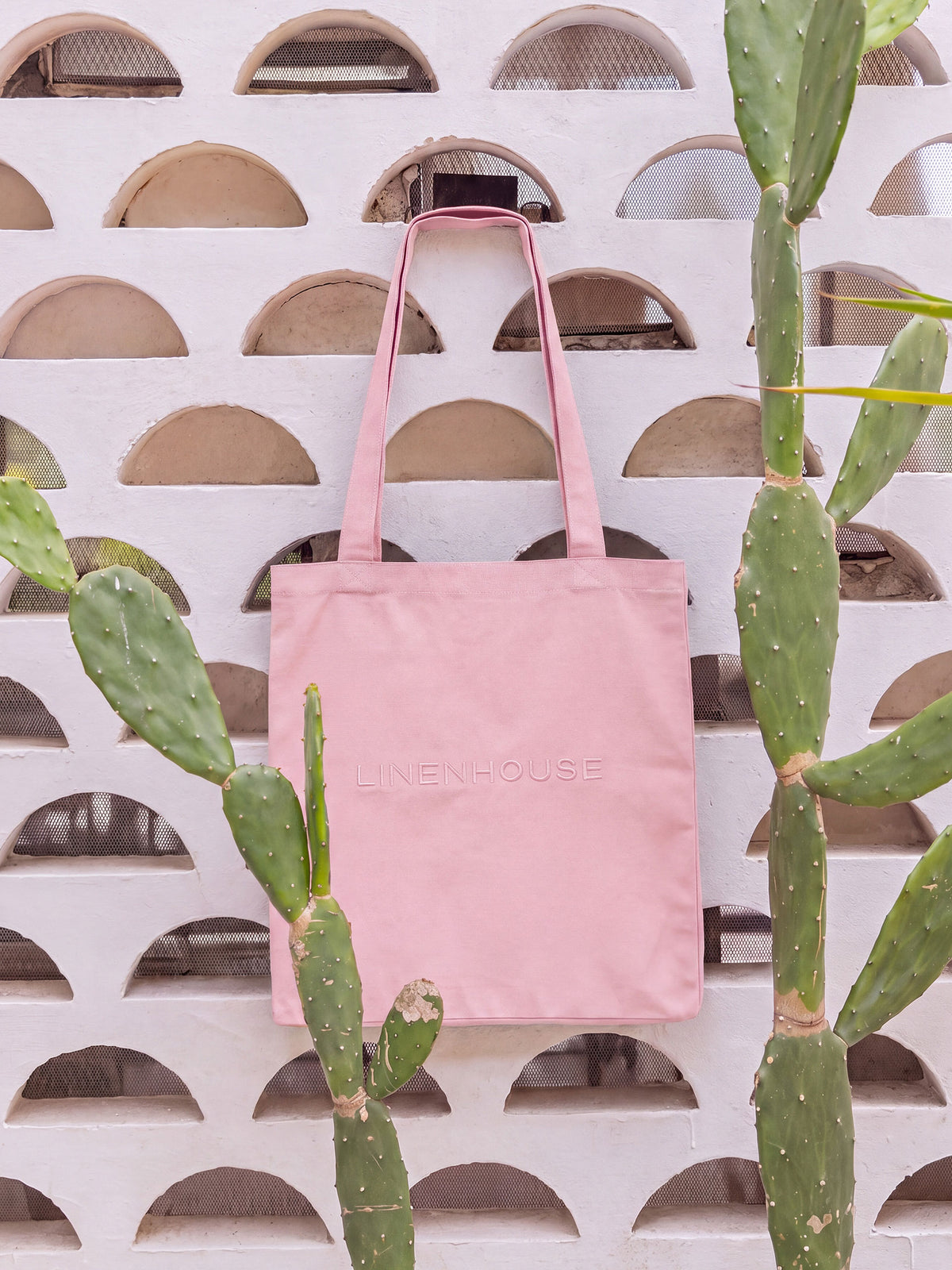 Logo Peony Tote Bag