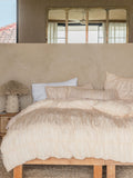 Layla Stripe Blush Quilt Cover Set