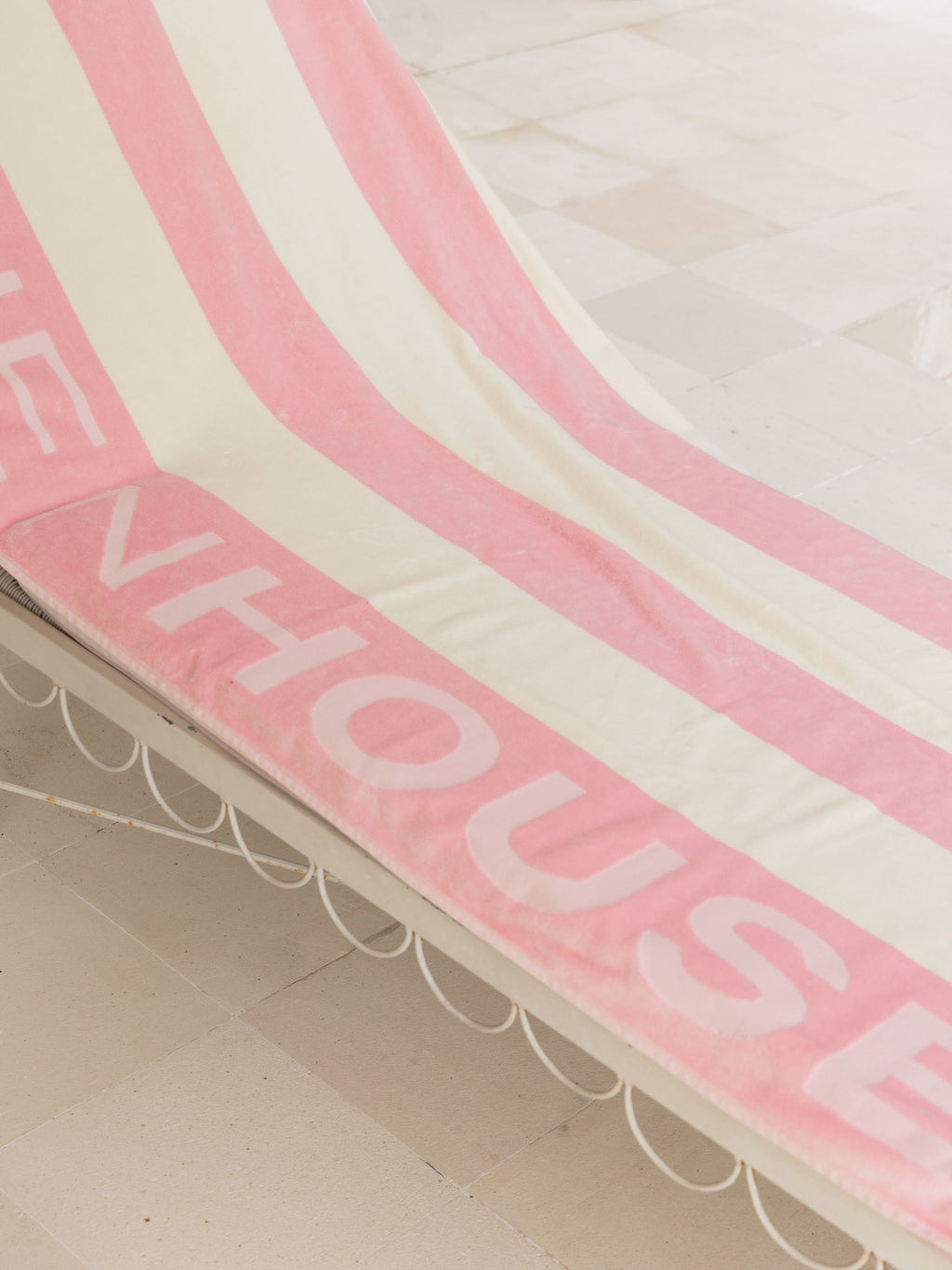 Logo Peony Beach Towel