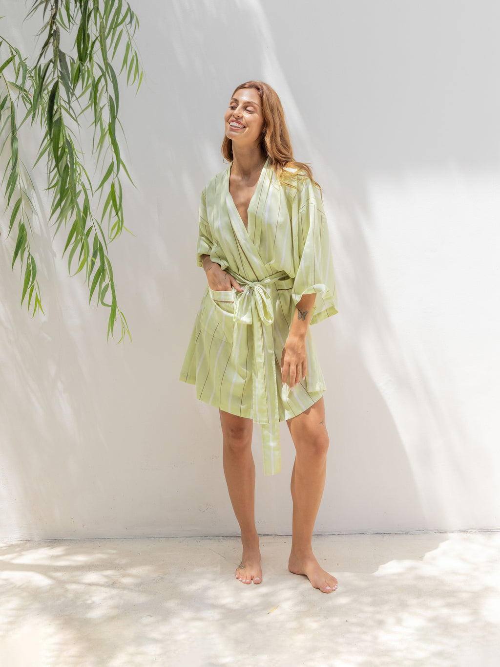 Monday Stripe Pear Robe