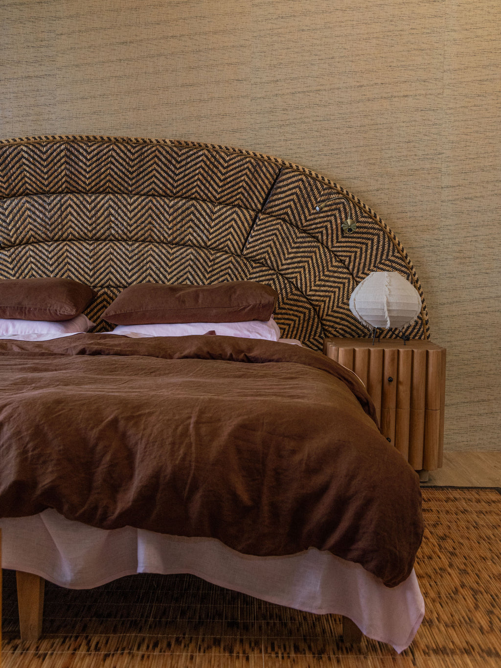 Nimes Chocolate Quilt Cover Set