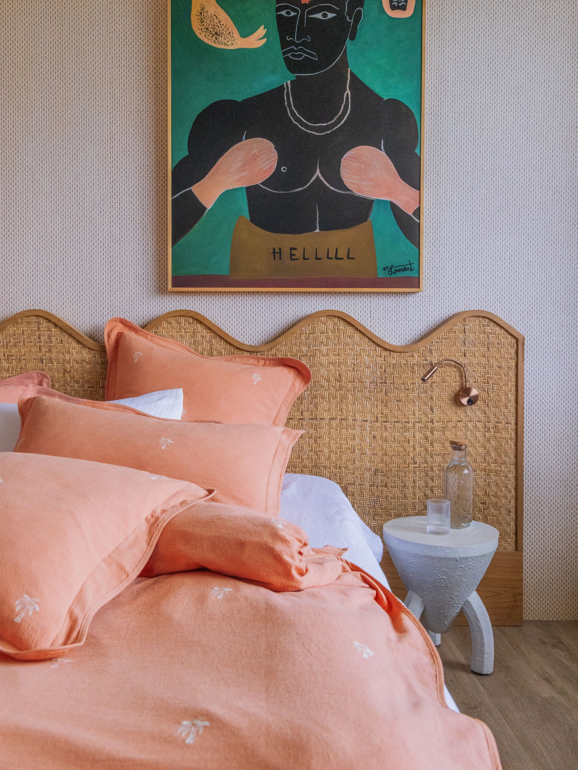 Palmier Pink Clay Quilt Cover Set