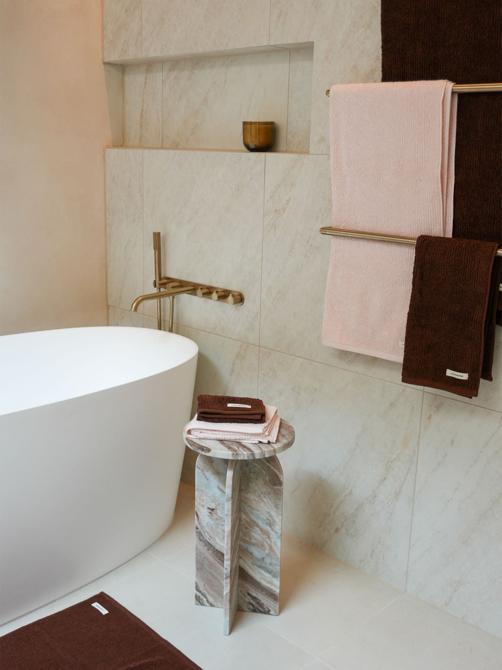 Reed Chocolate Towel Collection