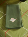 Dove Embroidered Tea Towel