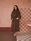 Plush Chocolate Robe