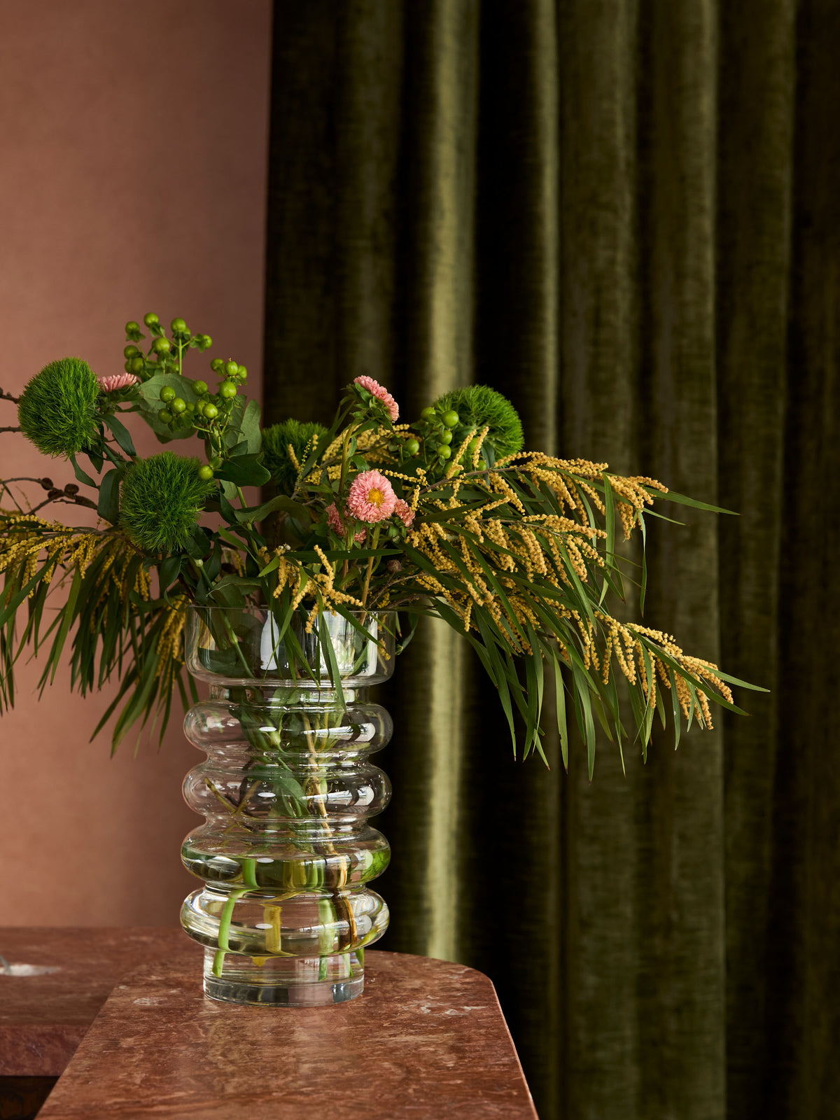 Ripple Clear Vase 30cm