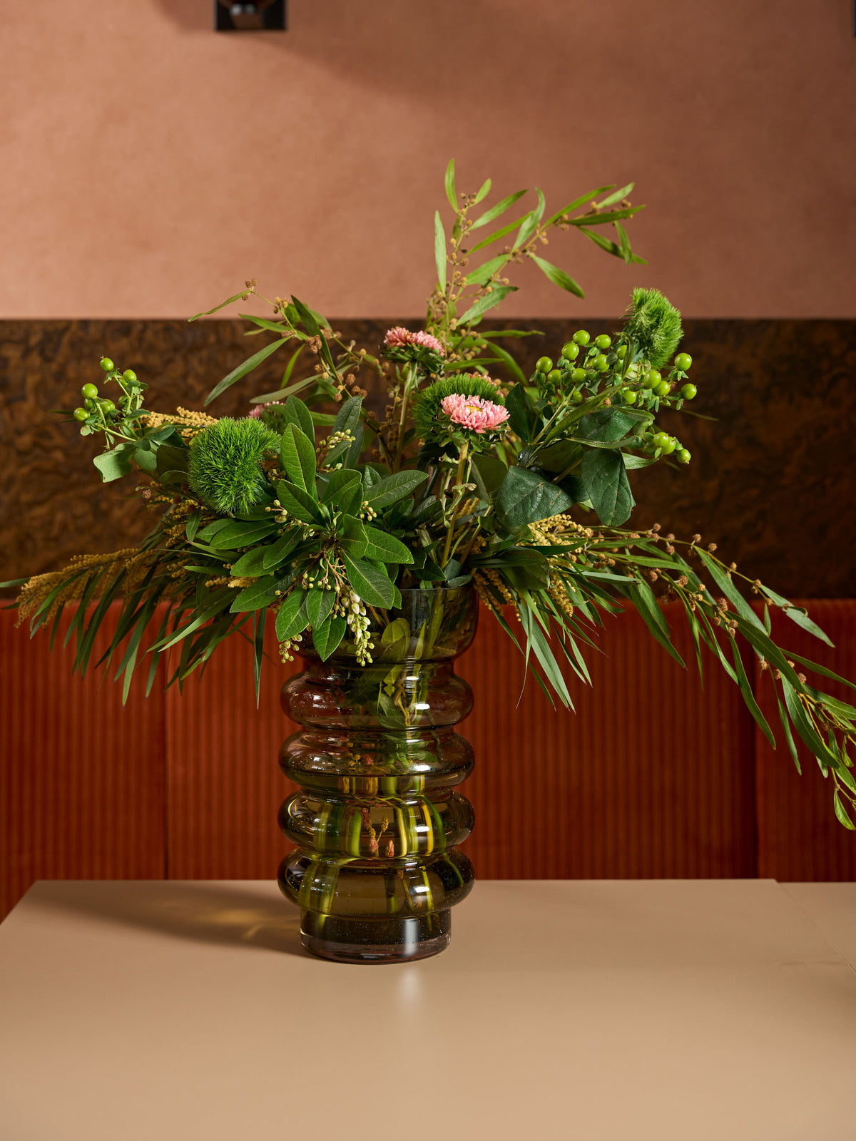 Ripple Olive Vase 30cm
