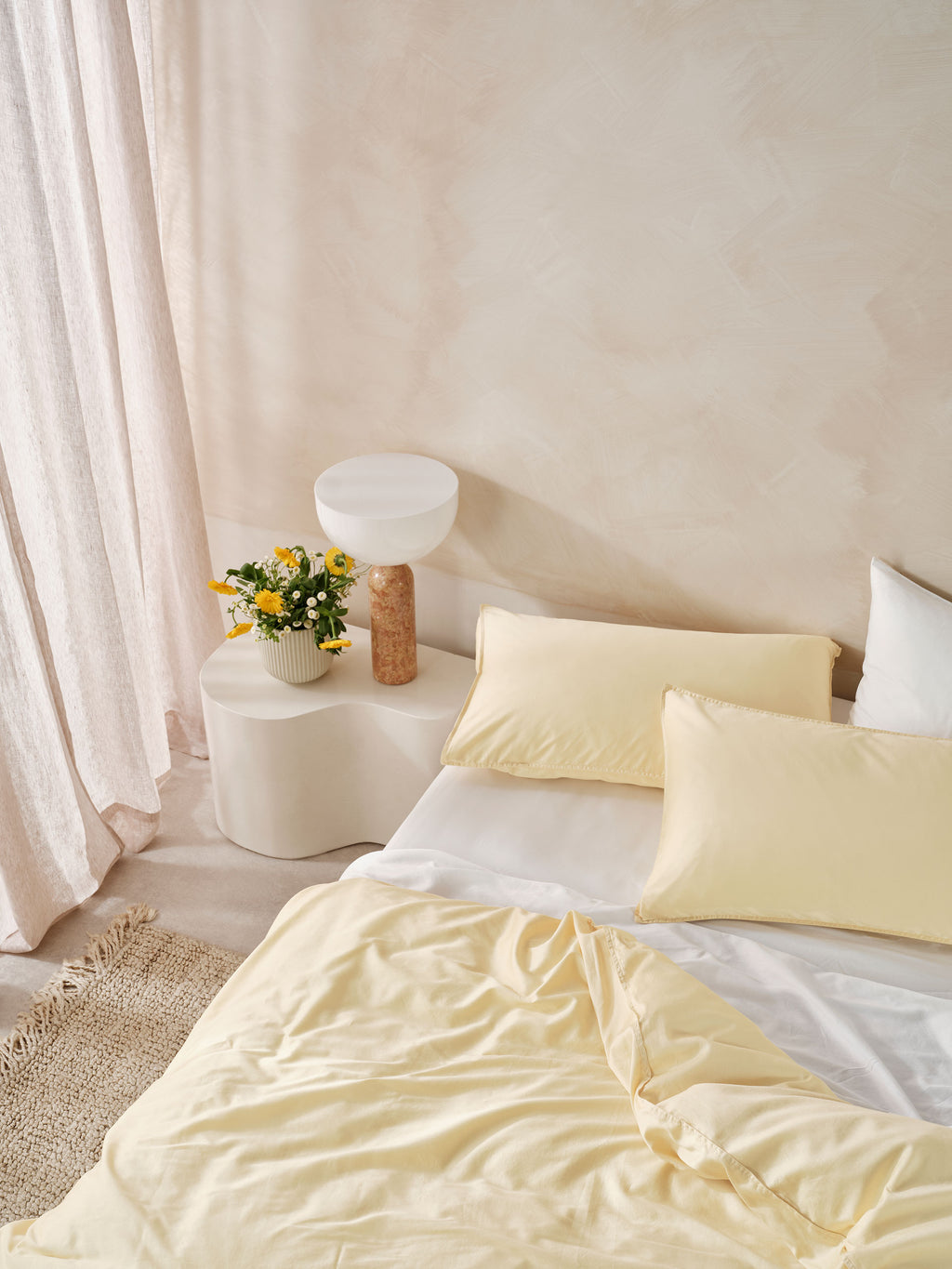 Surf Wash Butter Quilt Cover Set