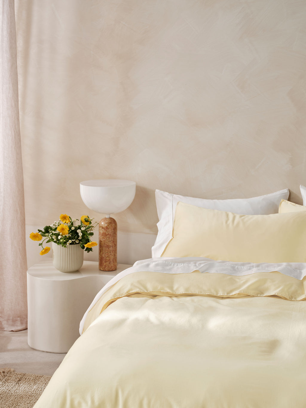 Surf Wash Butter Quilt Cover Set