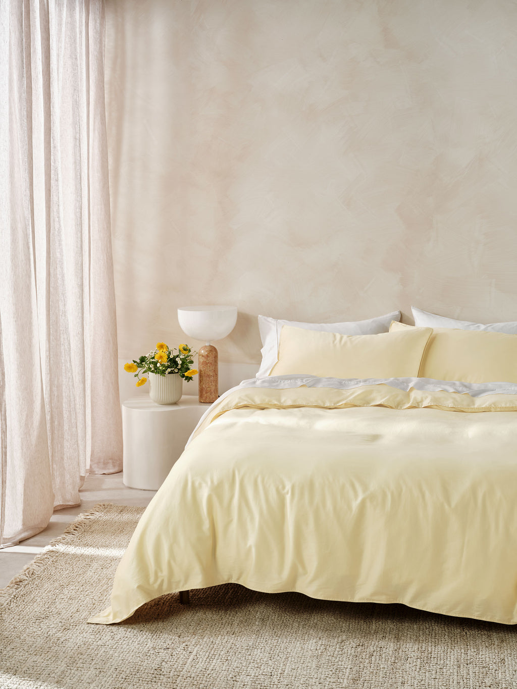 Surf Wash Butter Quilt Cover Set