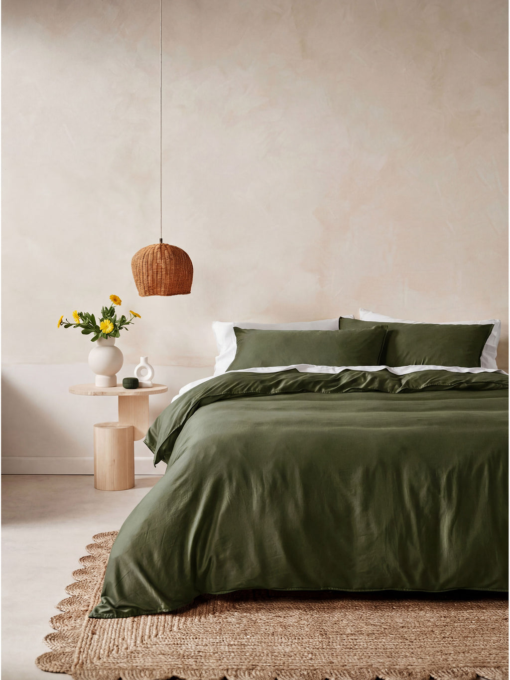Surf Wash Fern Quilt Cover Set
