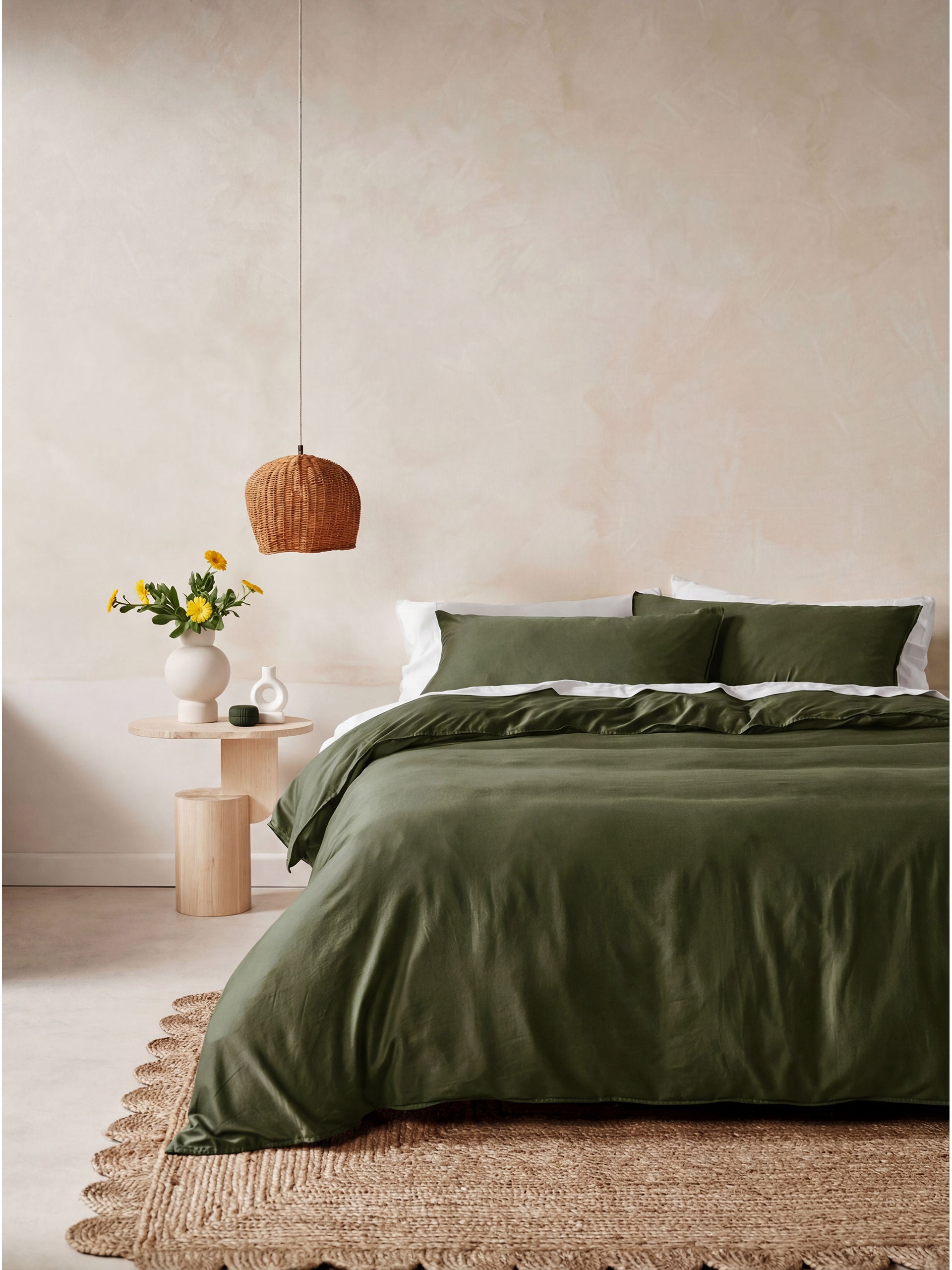 Surf Wash Fern Quilt Cover Set