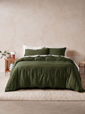 Surf Wash Fern Quilt Cover Set