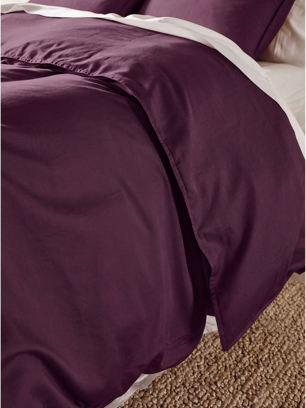 Surf Wash Plum Quilt Cover Set
