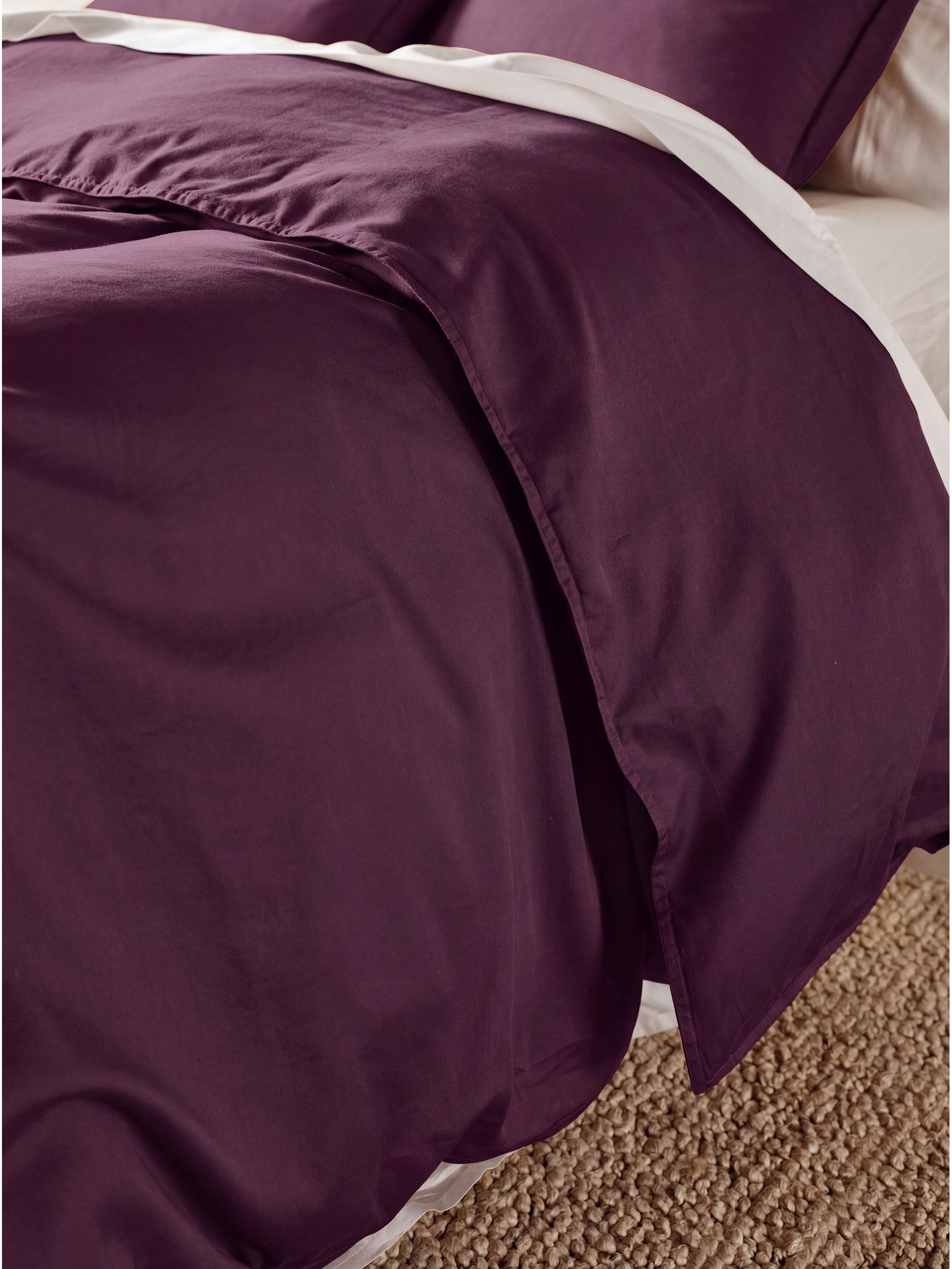 Surf Wash Plum Quilt Cover Set