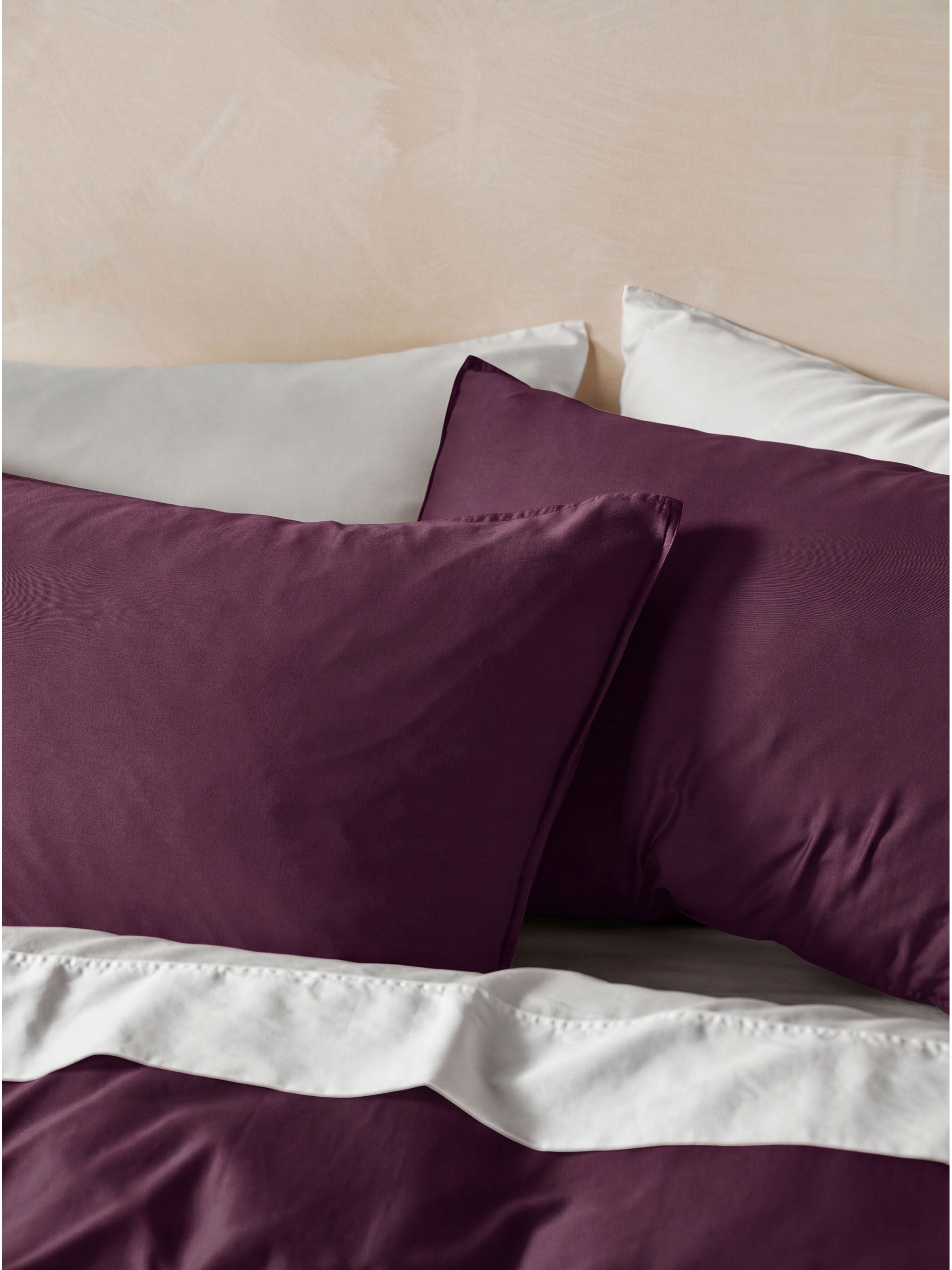 Surf Wash Plum Quilt Cover Set