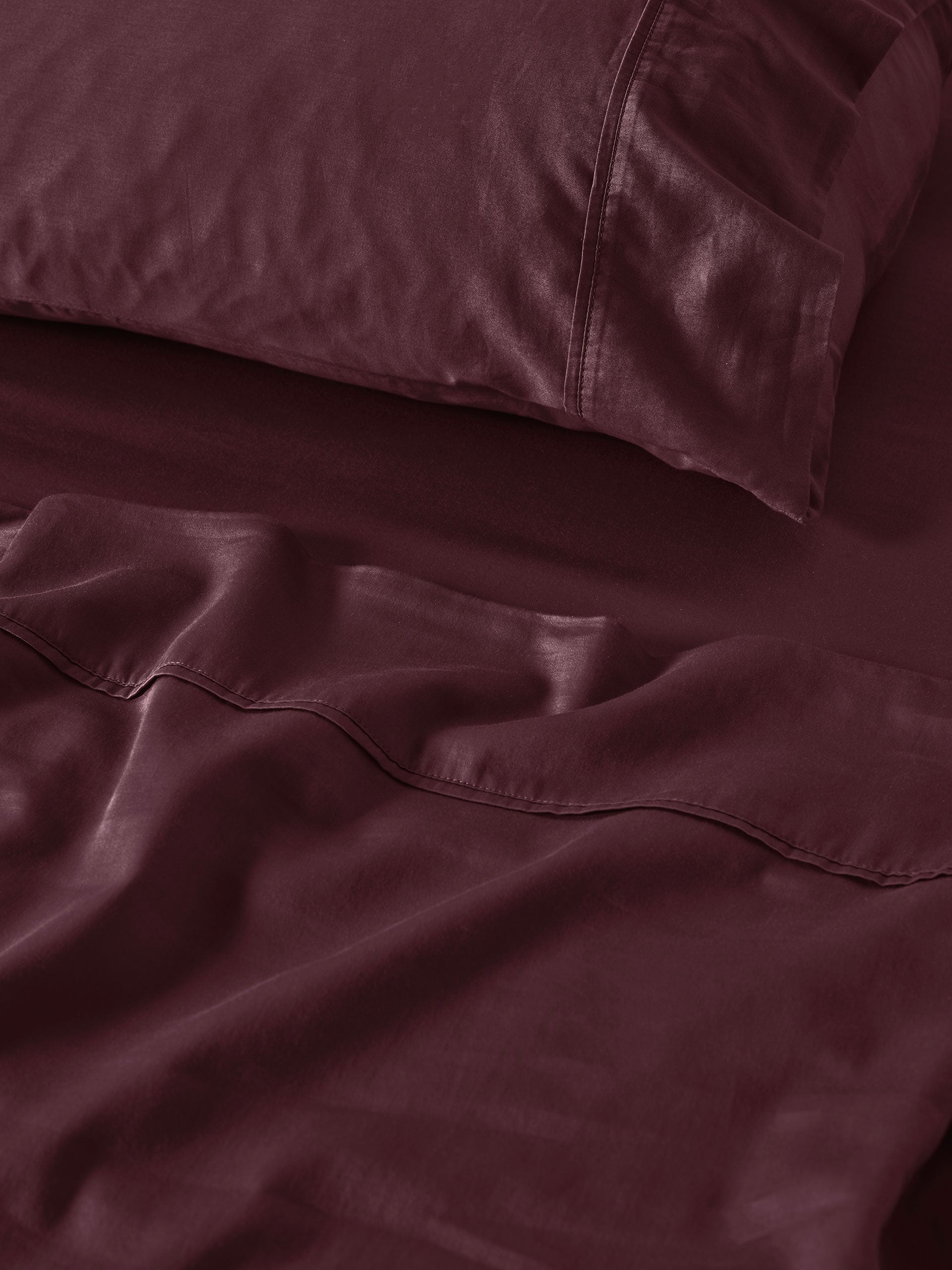 Surf Wash Plum Sheet Set