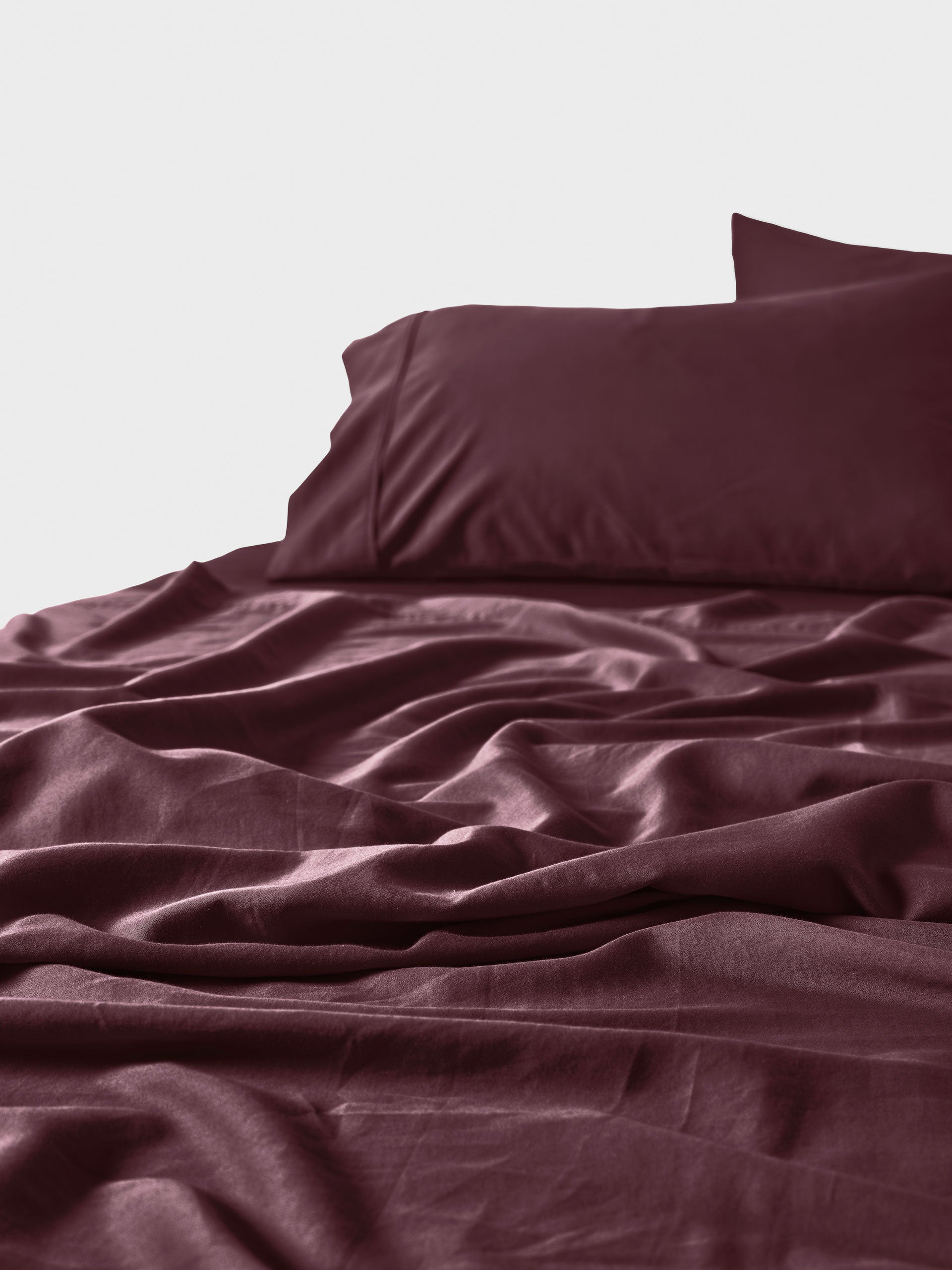 Surf Wash Plum Sheet Set