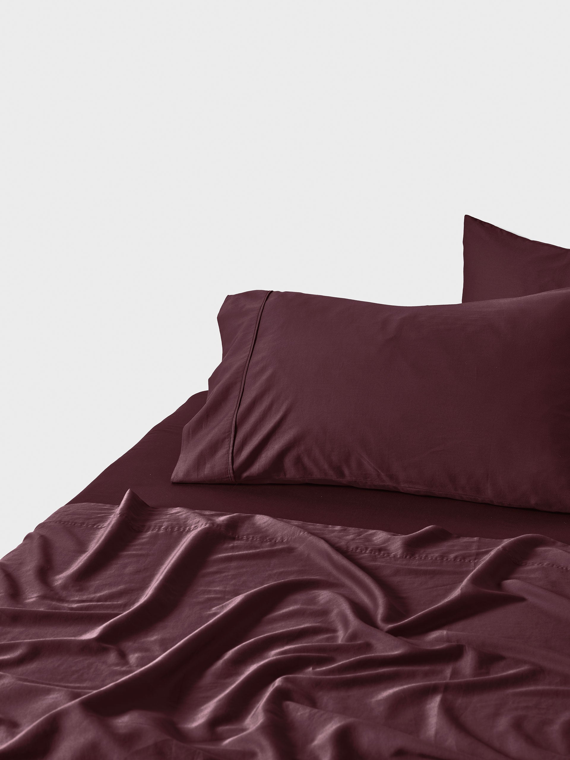 Surf Wash Plum Sheet Set