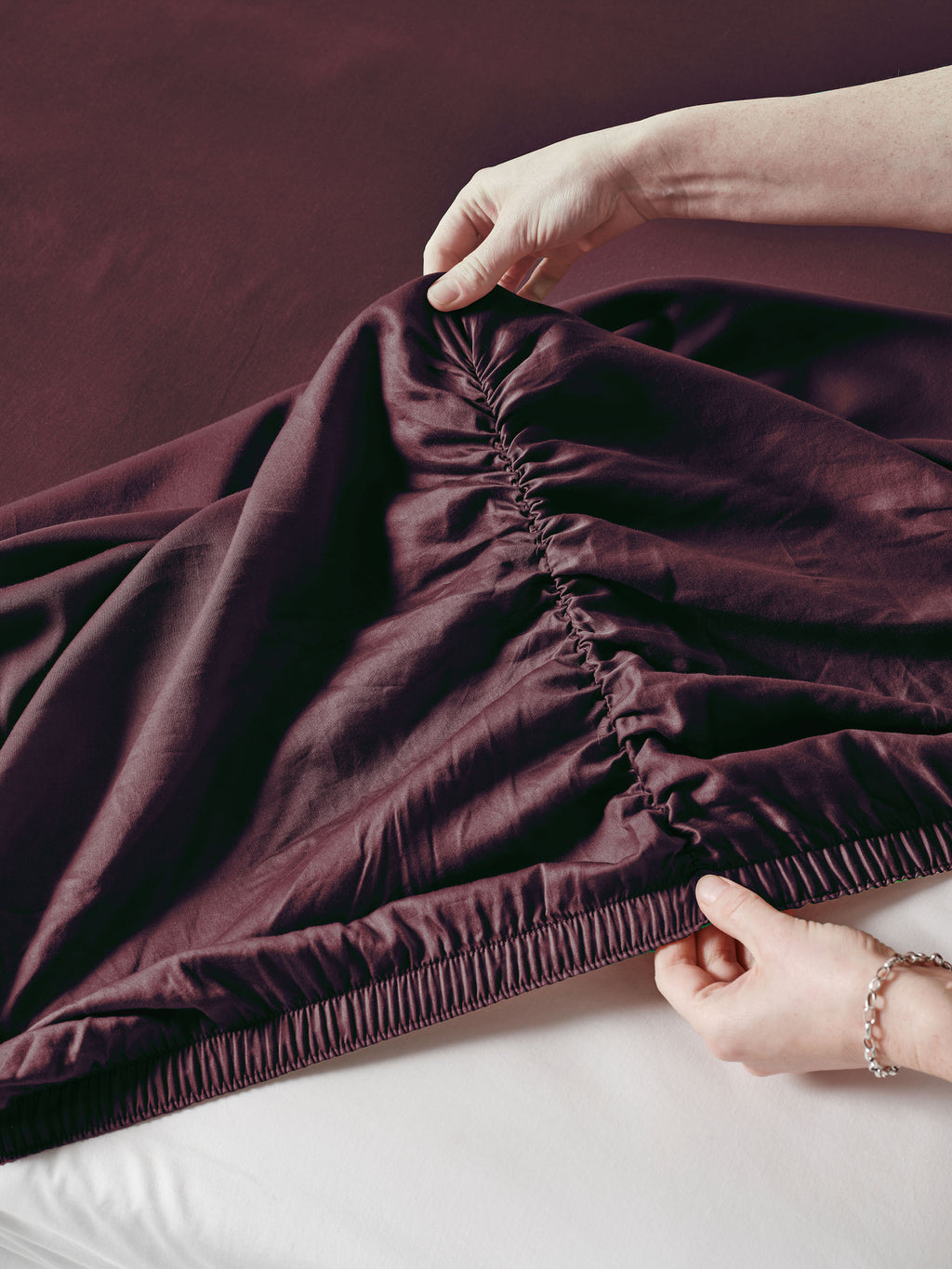 Surf Wash Plum Sheet Set