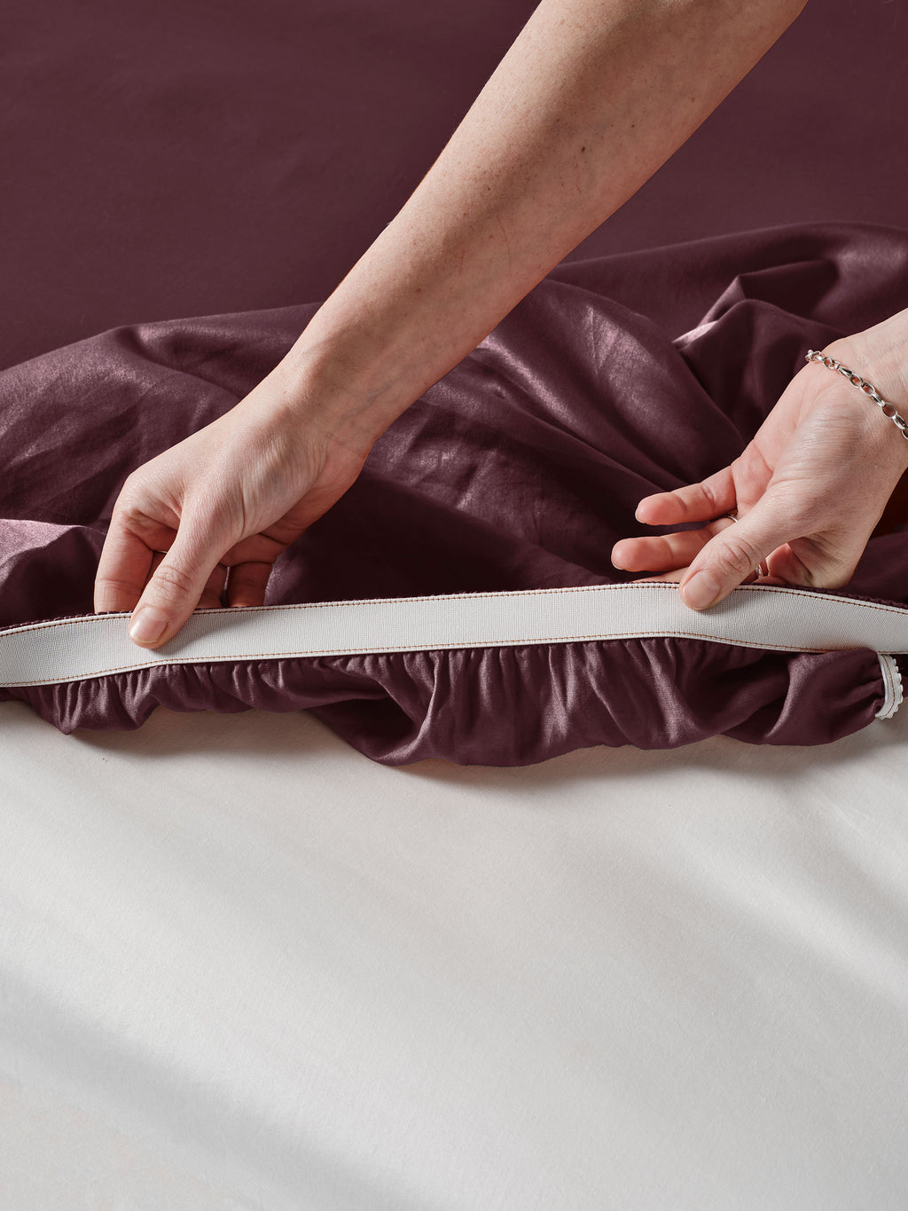 Surf Wash Plum Sheet Set