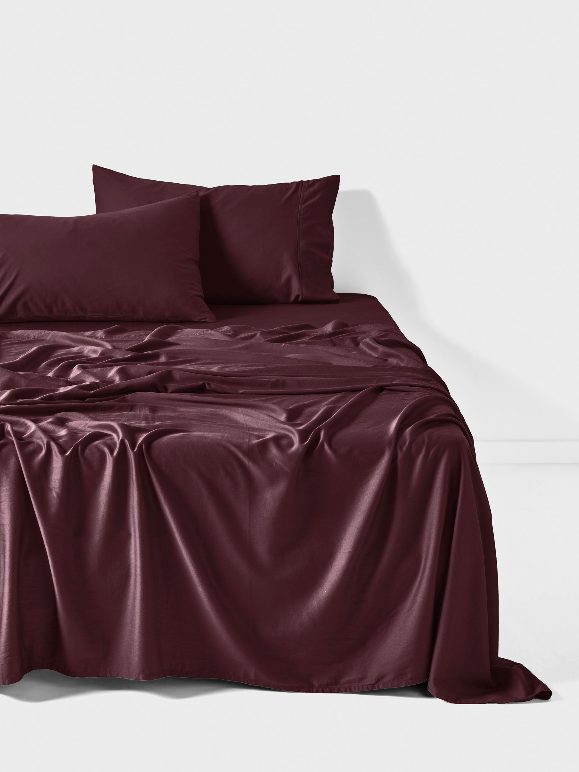 Surf Wash Plum Sheet Set