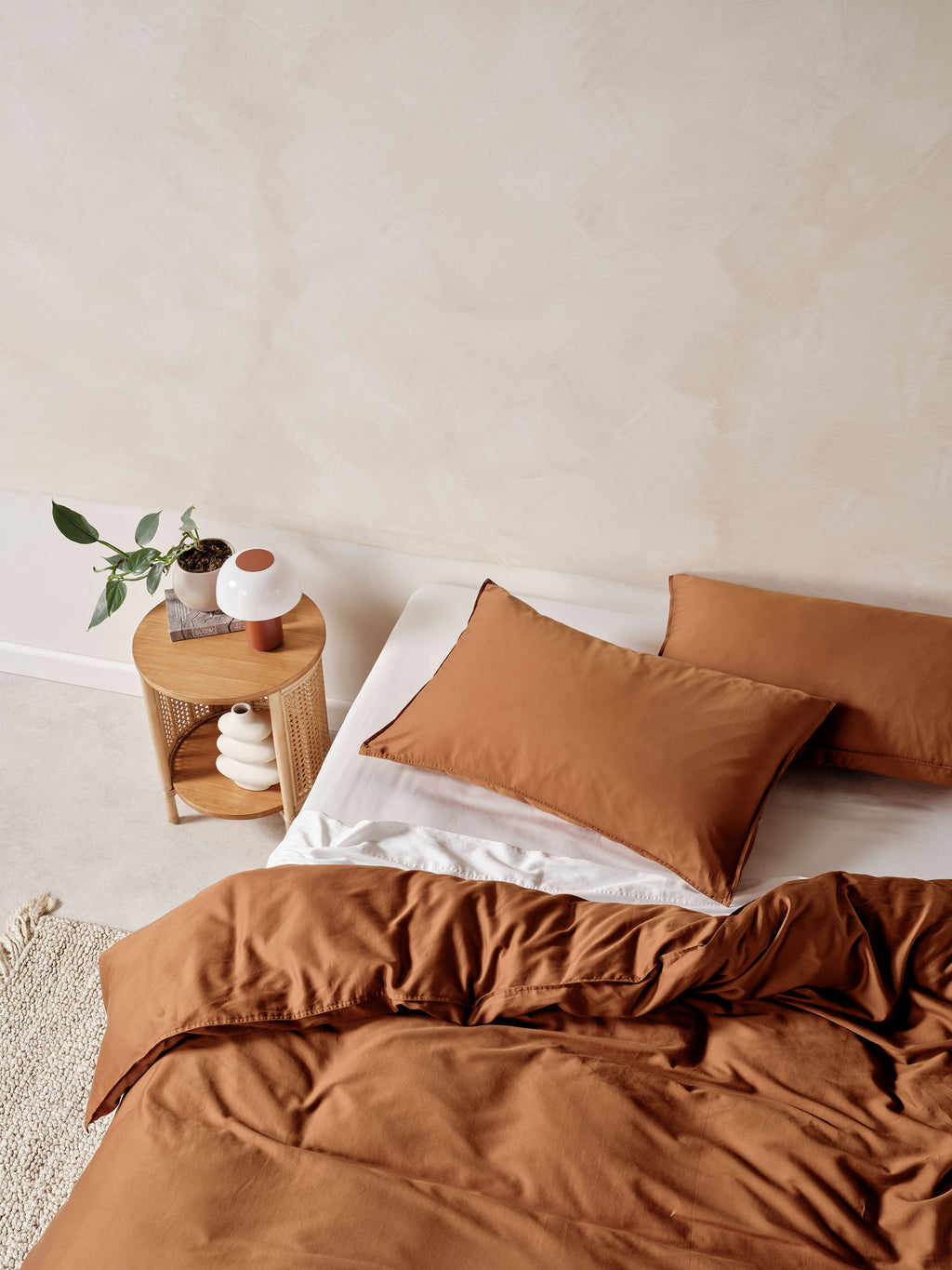 Surf Wash Rust Quilt Cover Set