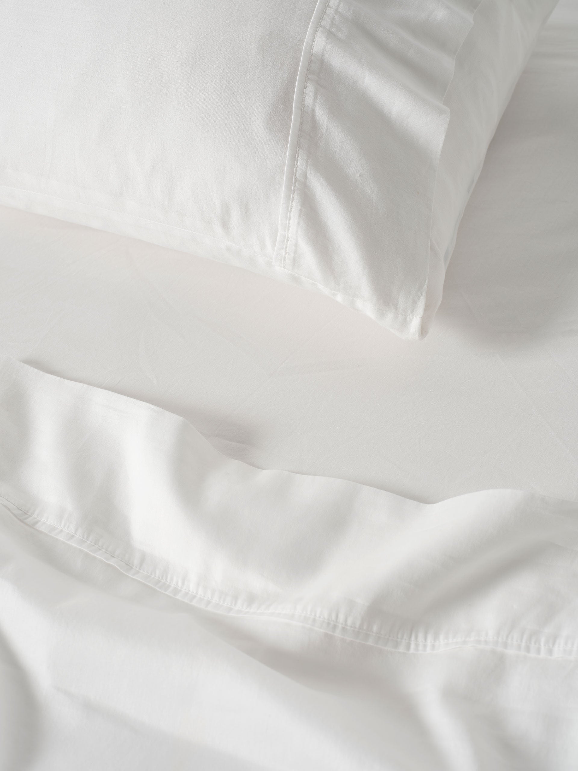 Surf Wash White Sheet Set