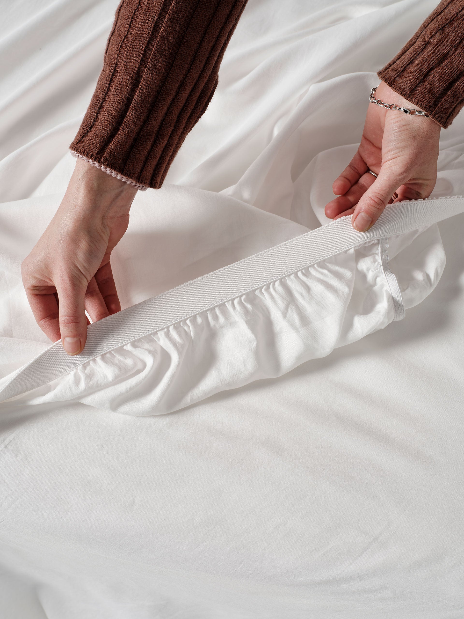 Surf Wash White Sheet Set