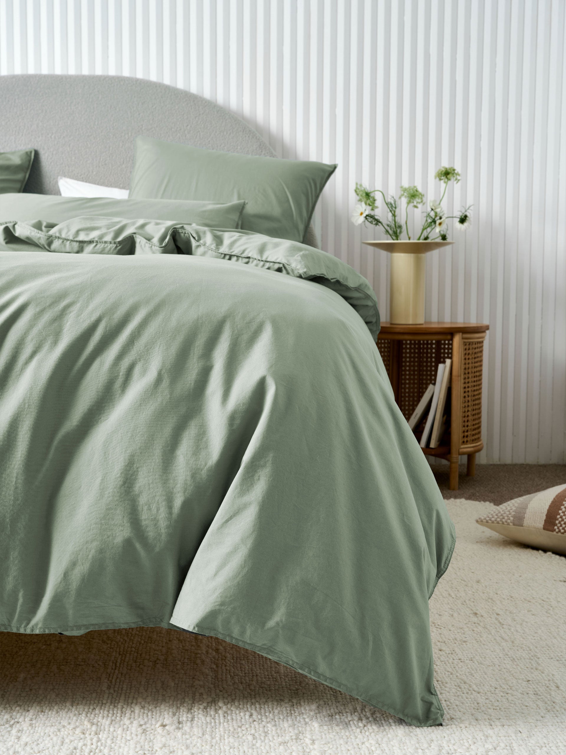 Terra Jade Quilt Cover Set