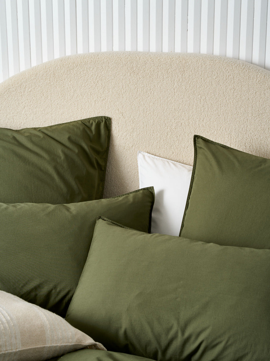 Terra Olive Quilt Cover Set