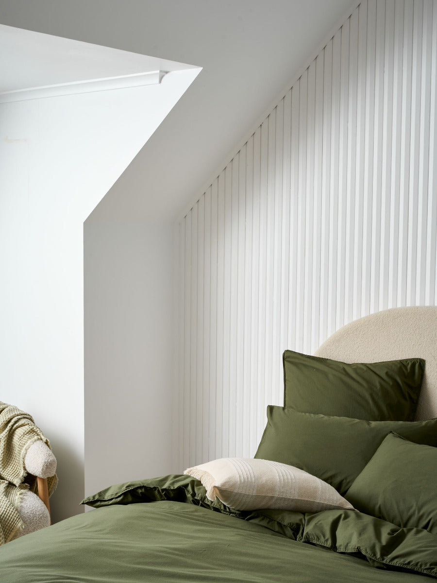 Terra Olive Quilt Cover Set