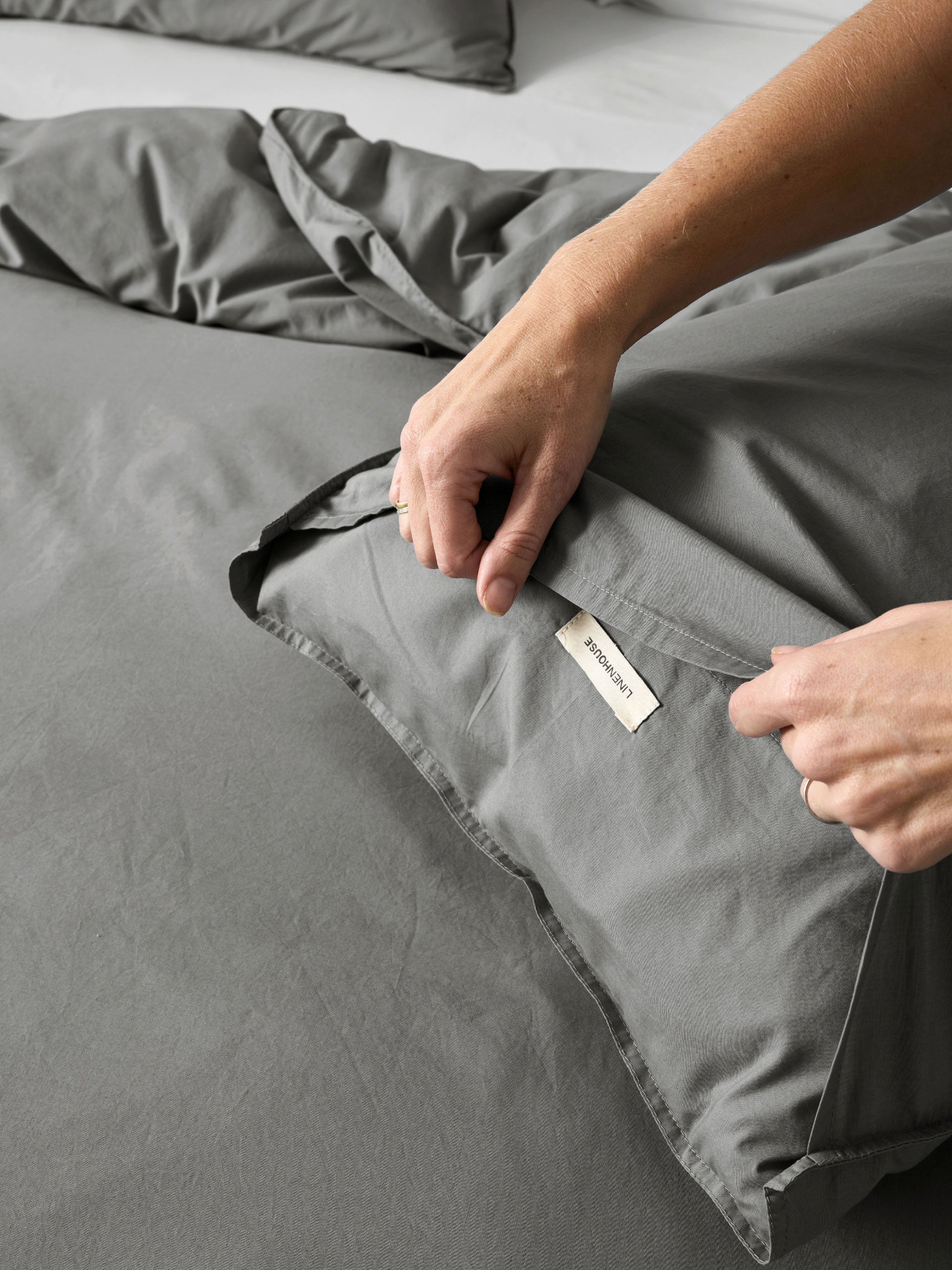 Terra Steel Quilt Cover Set