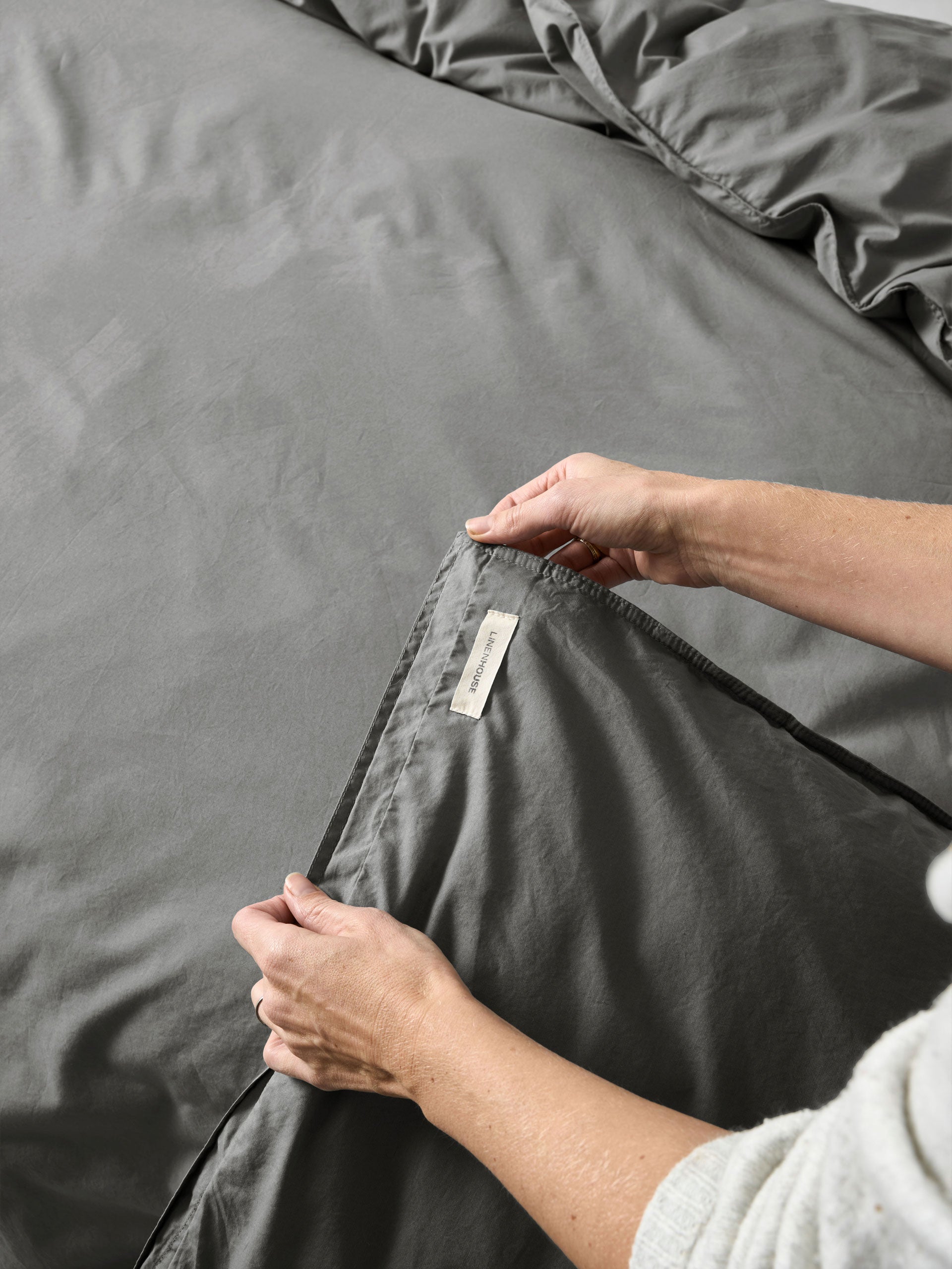 Terra Steel Quilt Cover Set