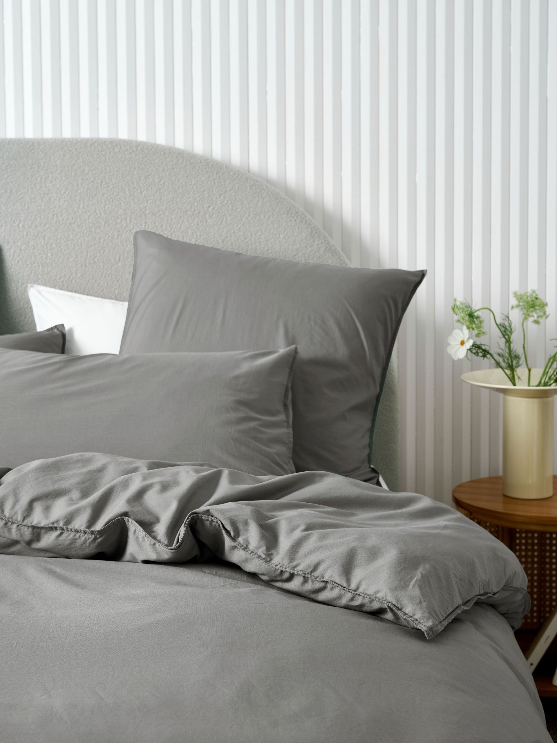 Terra Steel Quilt Cover Set