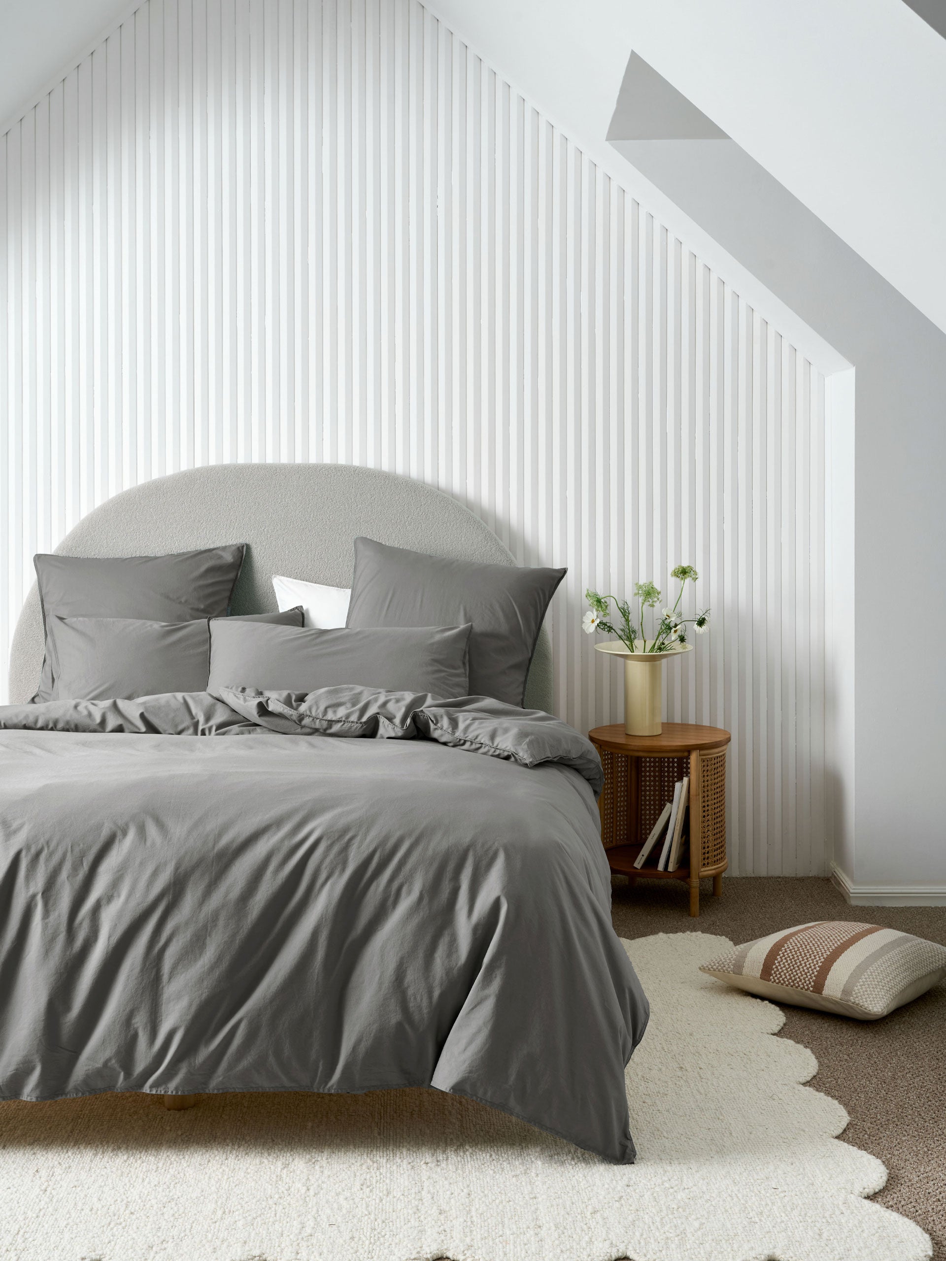 Terra Steel Quilt Cover Set