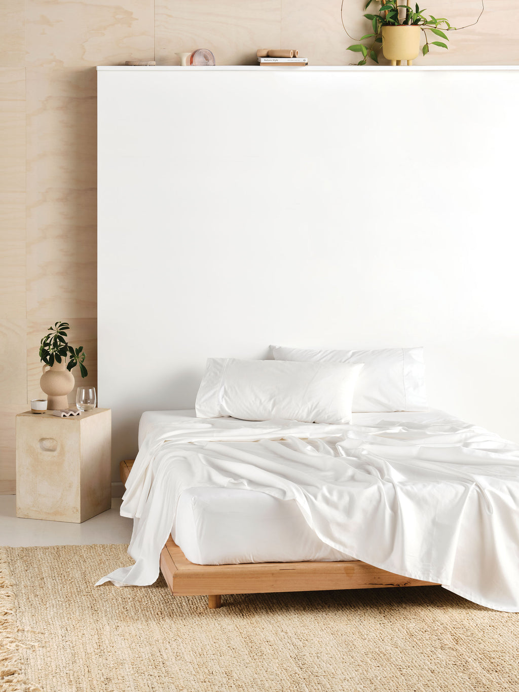 Vienna White Sheet Set 50cm