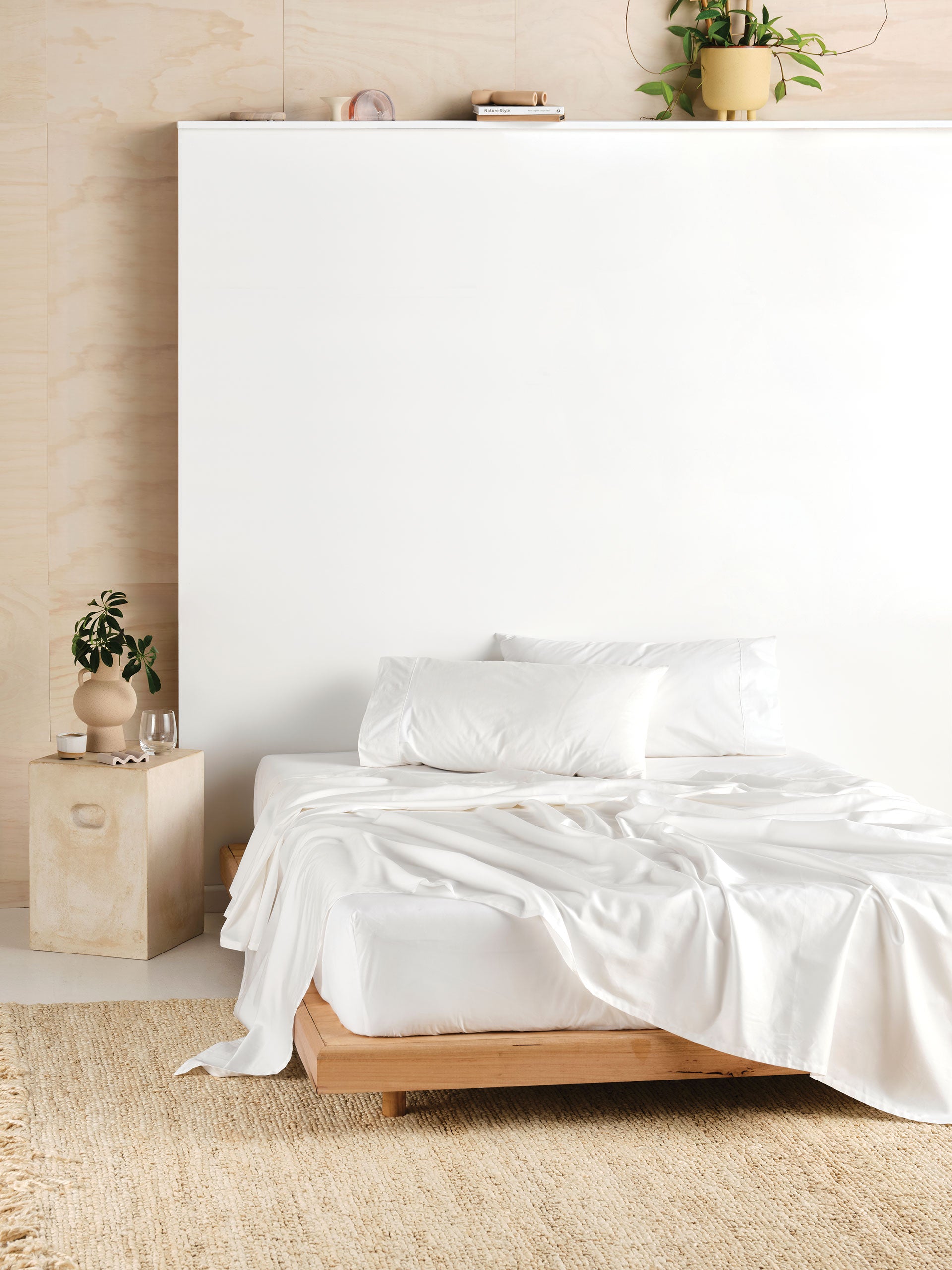Vienna White Sheet Set 50cm