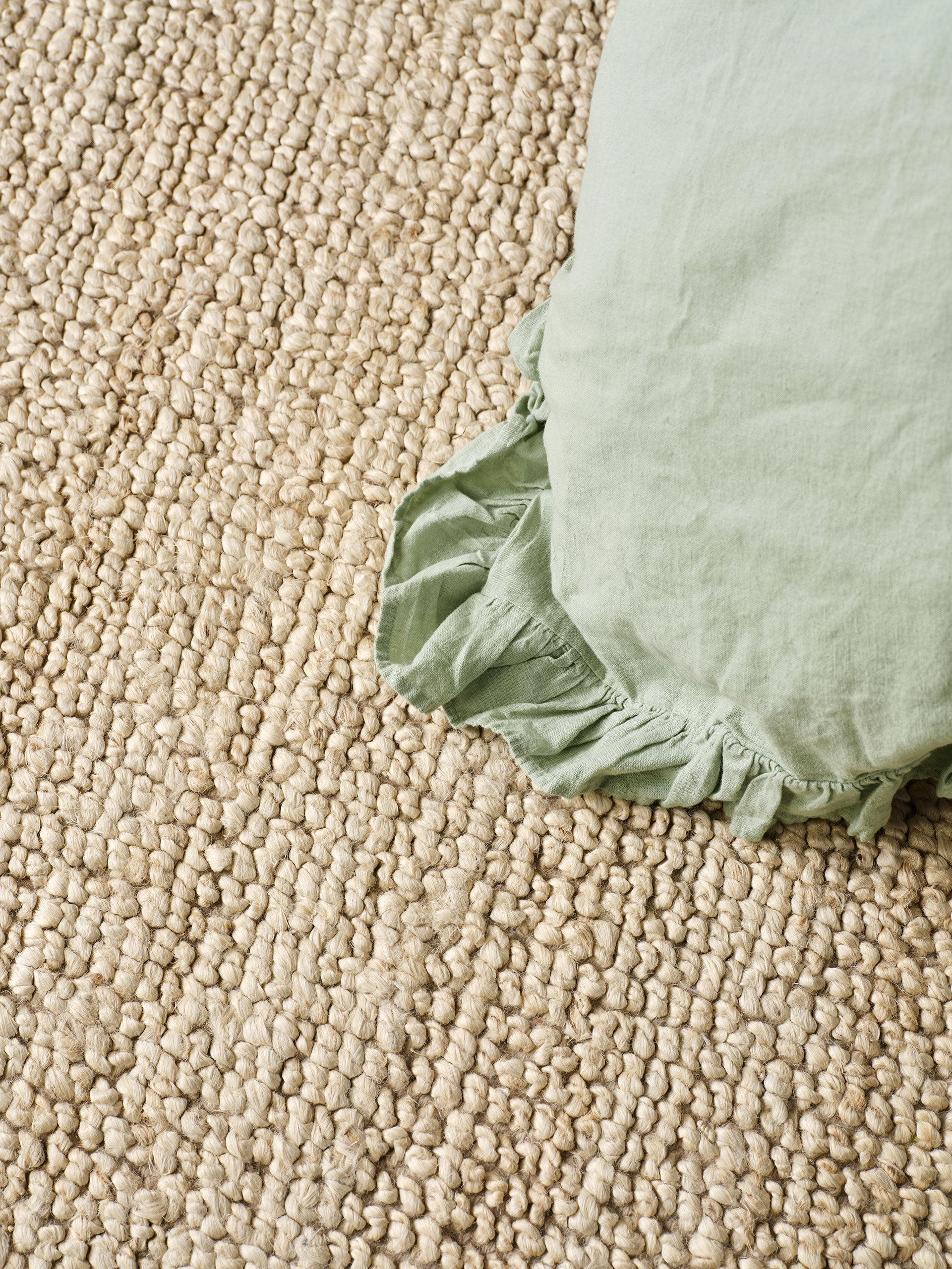 Vintage Ruffle Seaglass Quilt Cover Set