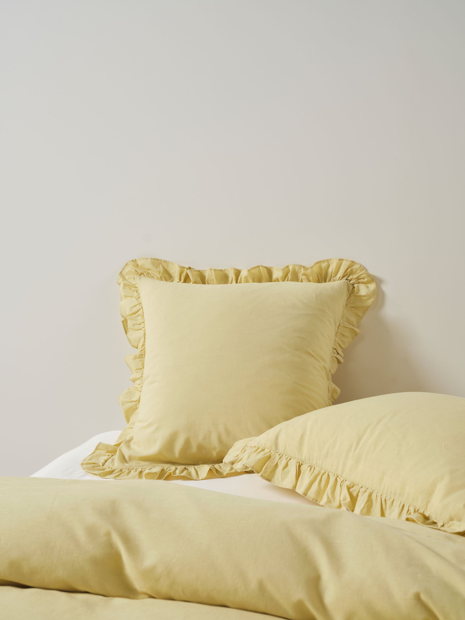 Vintage Ruffle Wheat European Pillowcase