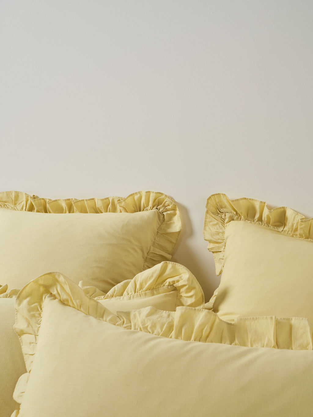 Vintage Ruffle Wheat Quilt Cover Set
