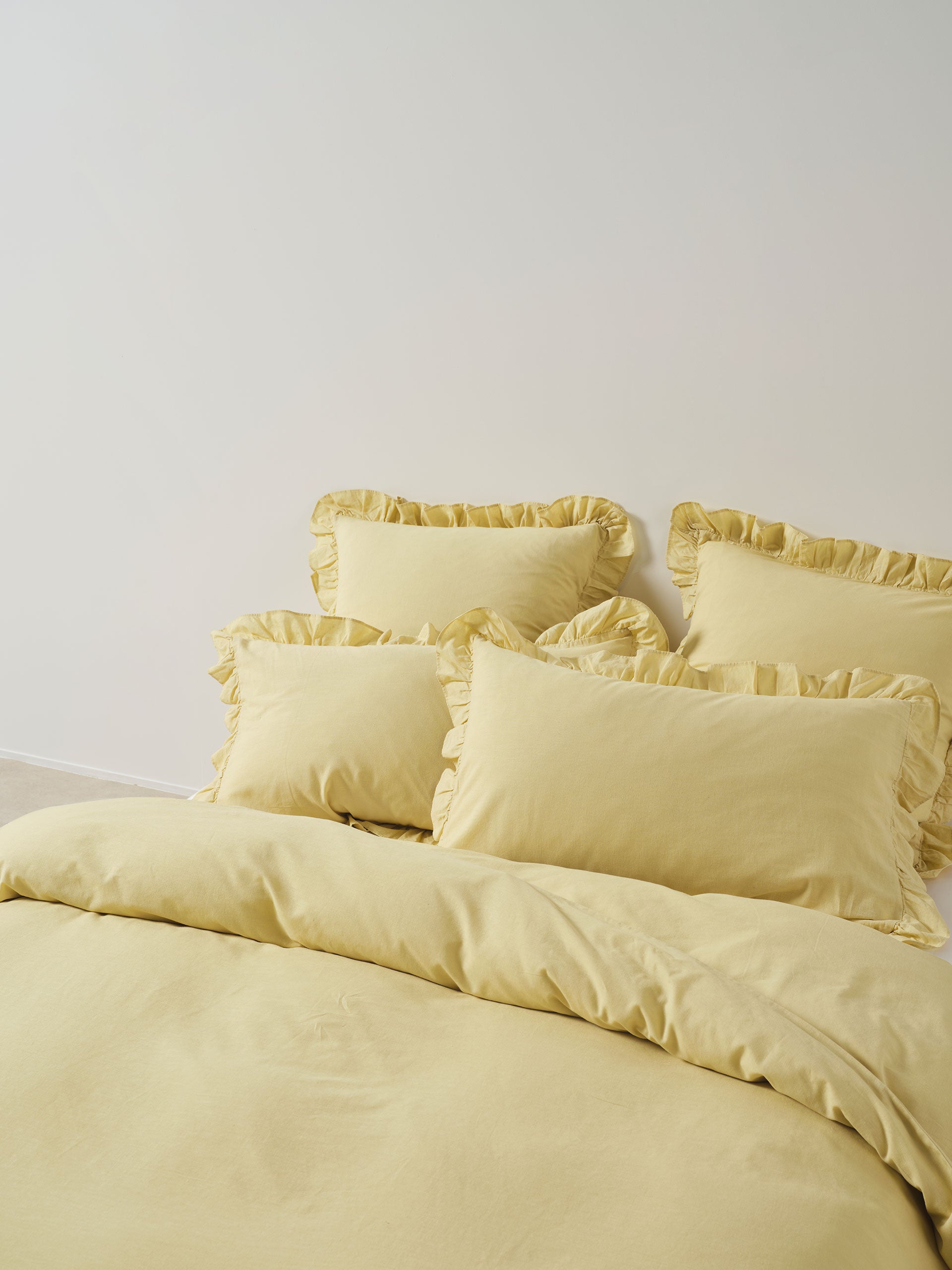Vintage Ruffle Wheat European Pillowcase